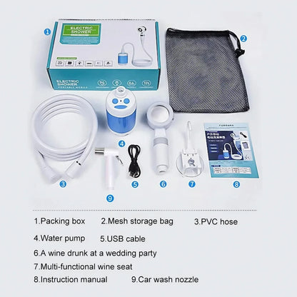 Portable Rechargeable Outdoor Shower
