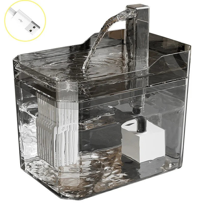 USB Cat Water Fountain with Filter