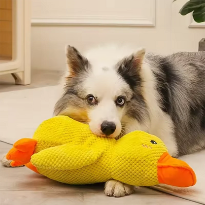 Dog Hug Duck Plush Squeaky Toy