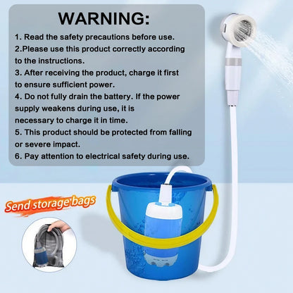 Portable Rechargeable Outdoor Shower