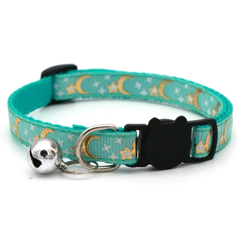 Colorful Pet Collar with Bell