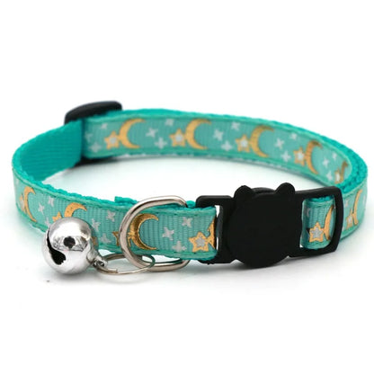 Colorful Pet Collar with Bell