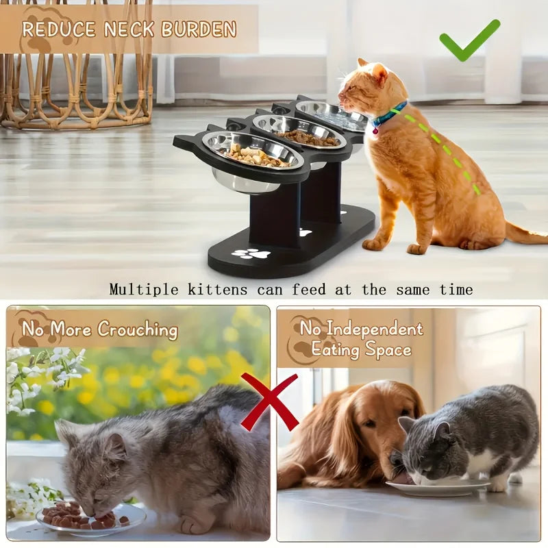 Elevated Cat Food Bowl