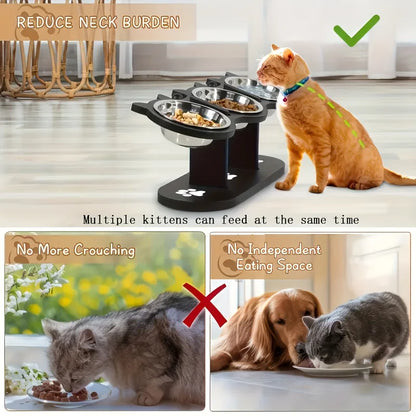 Elevated Cat Food Bowl