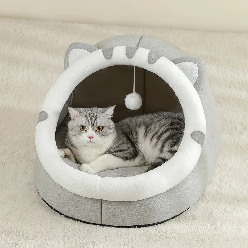 Kitten Cave Bed™ – Warm Tent House