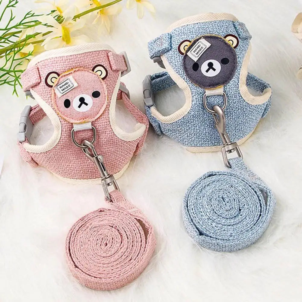 Pet Vest Harness & Leash Set