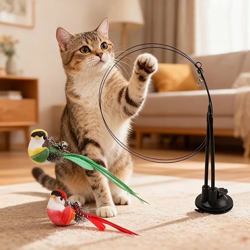 Bird Wand Cat Teaser Toy