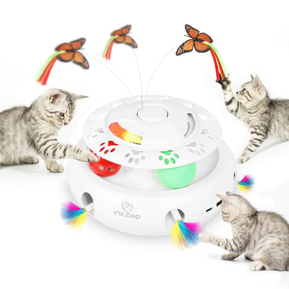 INKZOO Whack-A-Mole Interactive Cat Toy