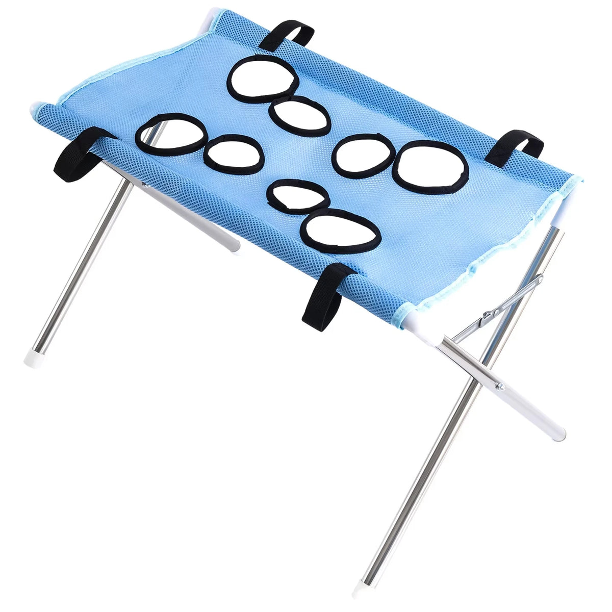 AYLO Premium 8-Hole Foldable Pet Grooming Hammock Station