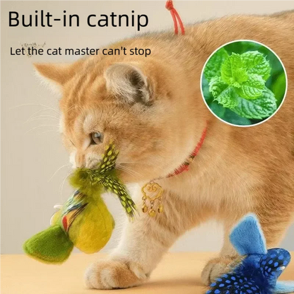 Electric Chirping Bird Cat Toy