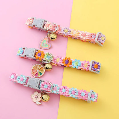 Colorful Pet Collar with Bell