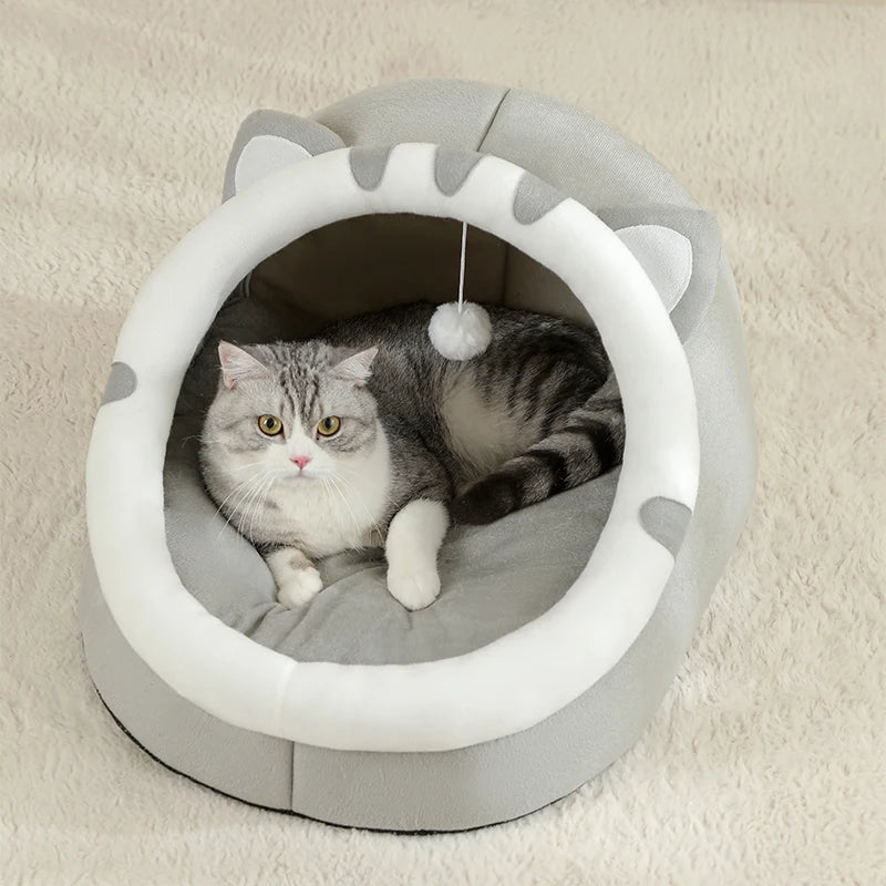 Kitten Cave Bed™ – Warm Tent House