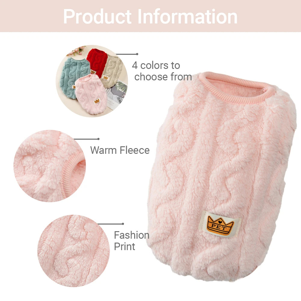 Cat & Dog Fleece Sweater