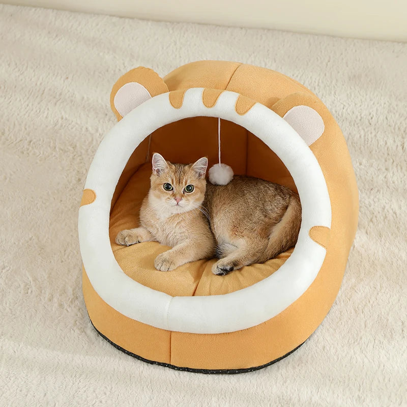 Kitten Cave Bed™ – Warm Tent House