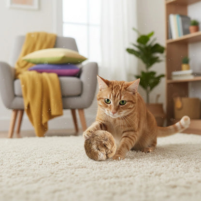 Catnip Plush Ball Cat Toy™ – Pack of 1/2/3/6