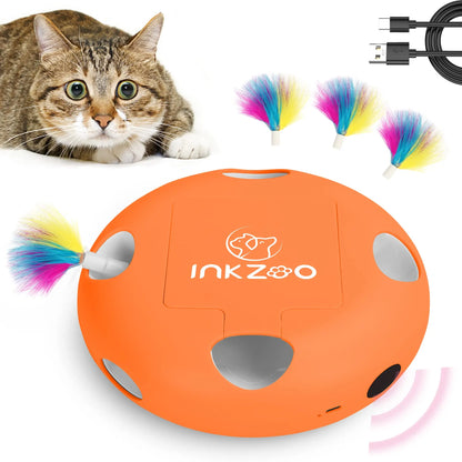 INKZOO Whack-A-Mole Interactive Cat Toy