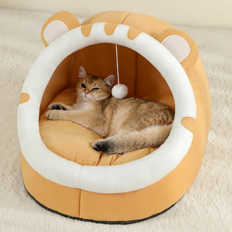 Kitten Cave Bed™ – Warm Tent House