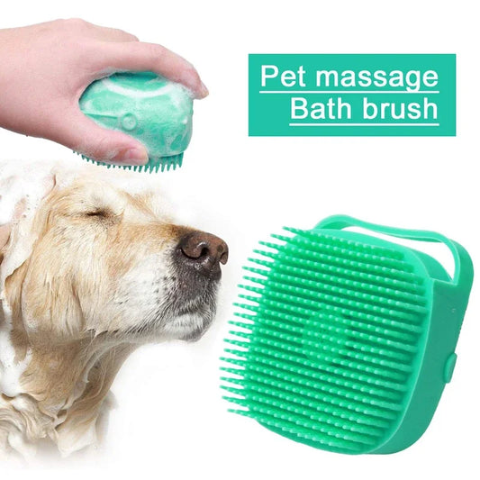 2-in-1 Pet Shampoo Brush & Dispenser