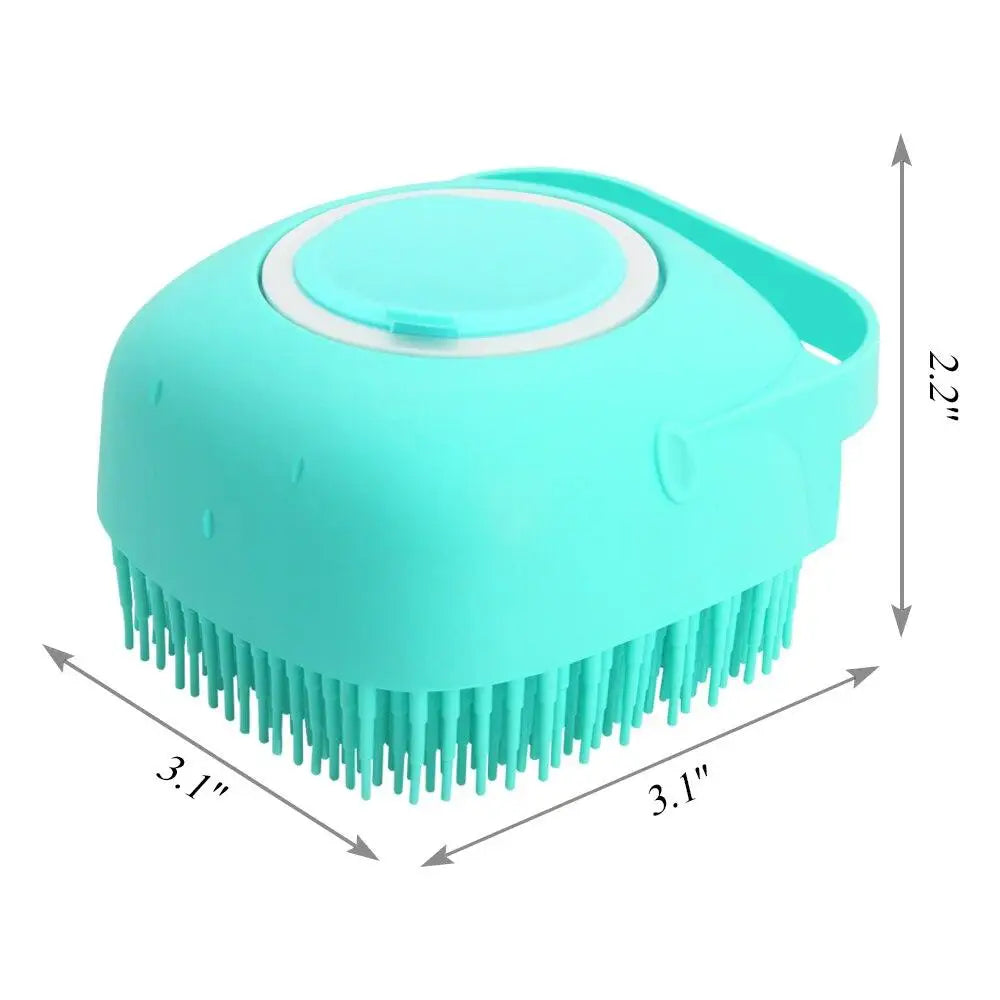 2-in-1 Pet Shampoo Brush & Dispenser