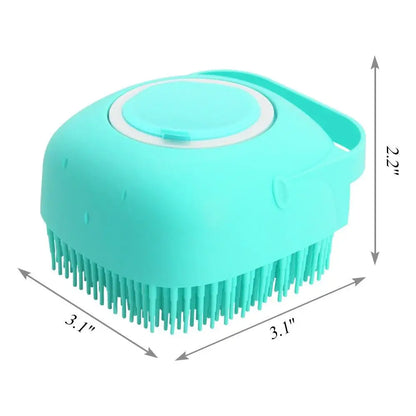 2-in-1 Pet Shampoo Brush & Dispenser