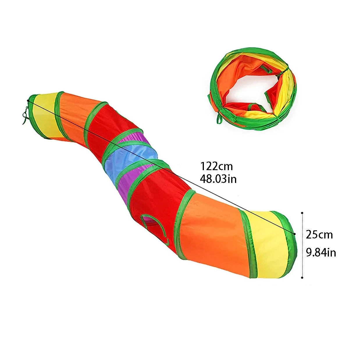 Foldable Cat Tunnel Play Toy