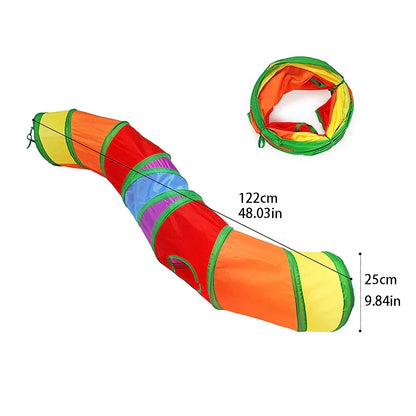 Foldable Cat Tunnel Play Toy