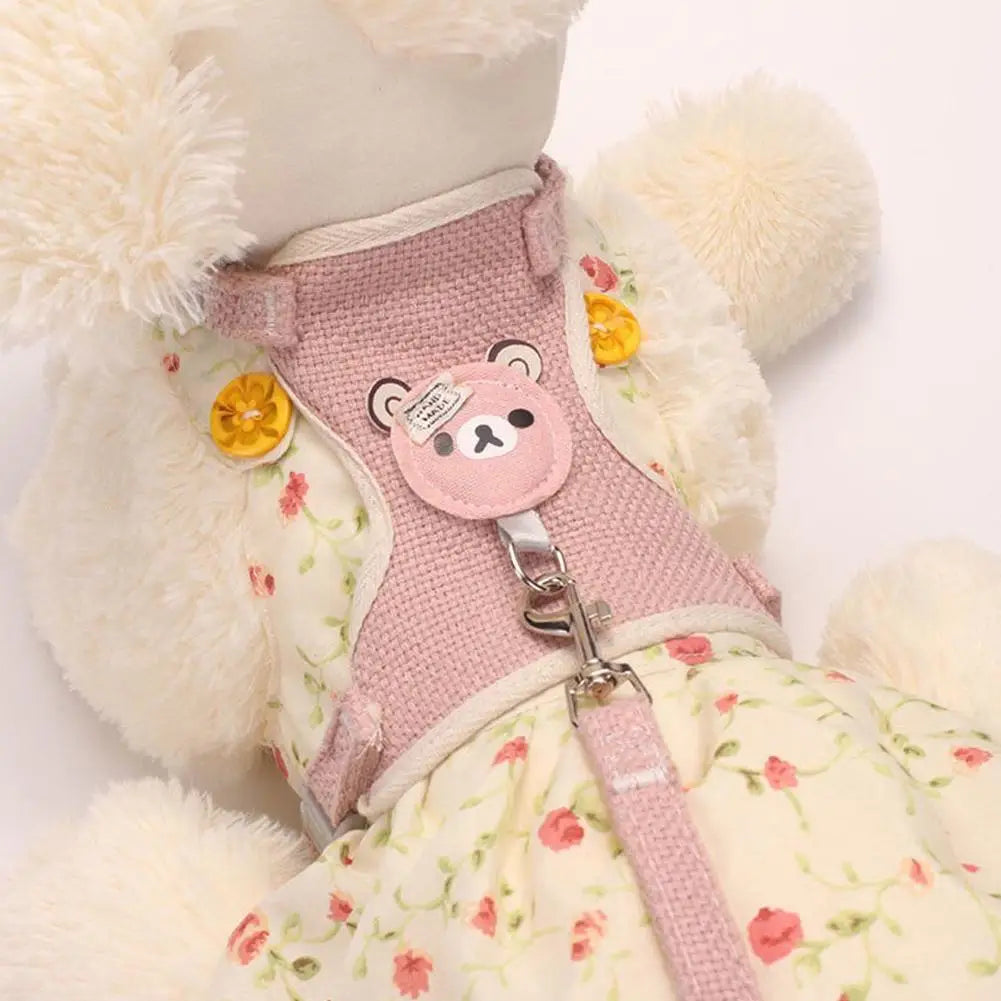 Pet Vest Harness & Leash Set