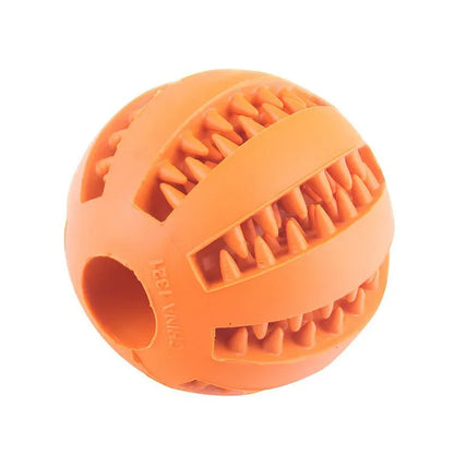 Dog Chew Ball — Treat Feeder & Teeth Cleaner