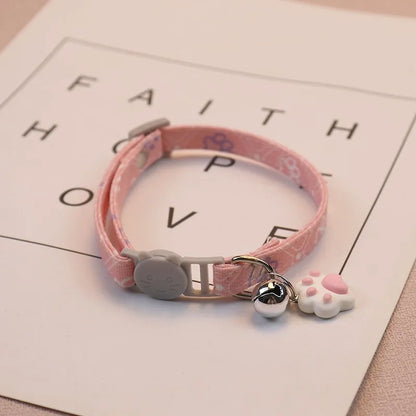 Colorful Pet Collar with Bell