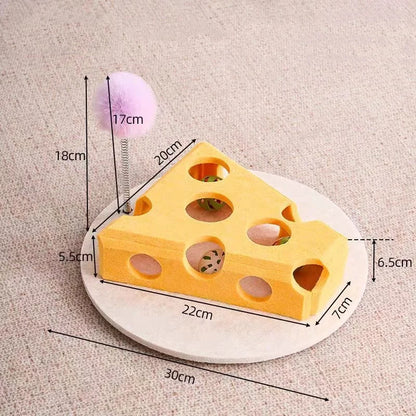 Interactive Cat Maze Toy – Felt Puzzle Ball with Bell