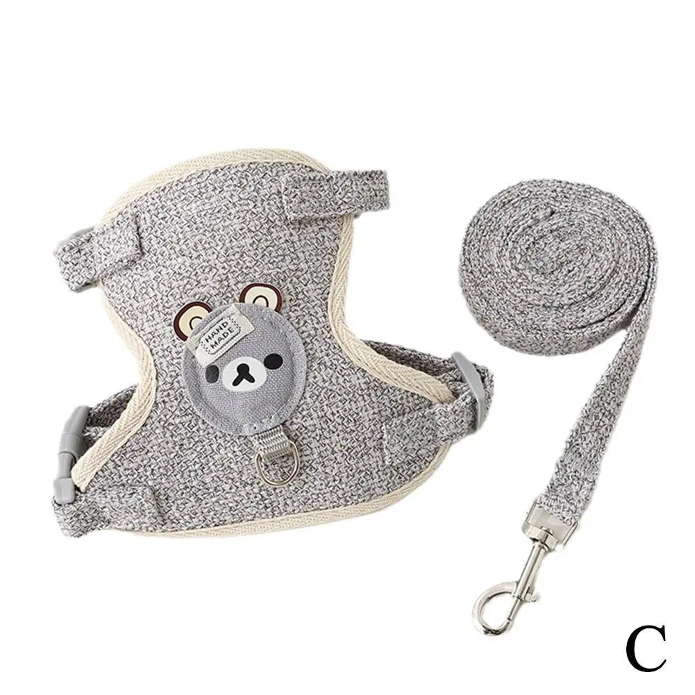 Pet Vest Harness & Leash Set