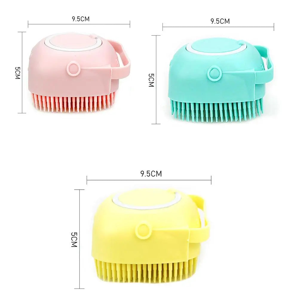 2-in-1 Pet Shampoo Brush & Dispenser