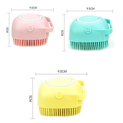 2-in-1 Pet Shampoo Brush & Dispenser