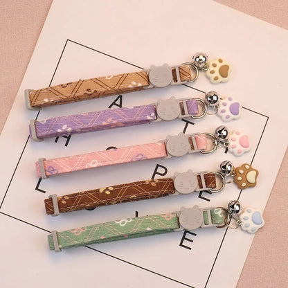 Colorful Pet Collar with Bell
