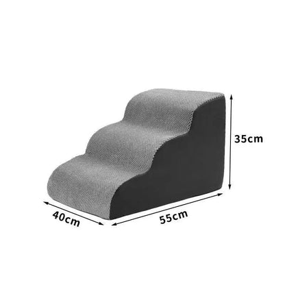 Curved Pet Stairs Ramp for Small Dogs & Cats