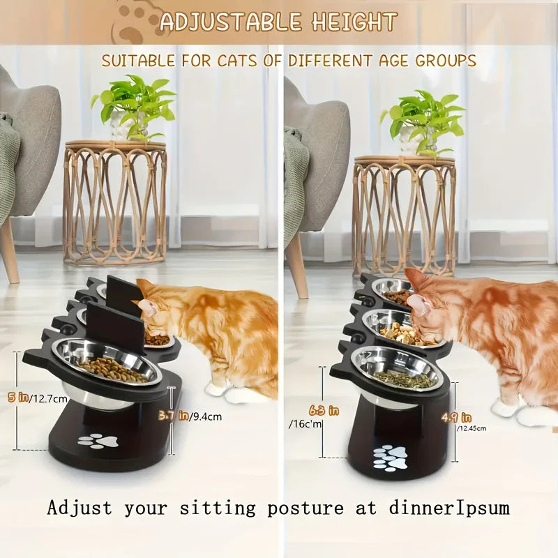 Elevated Cat Food Bowl