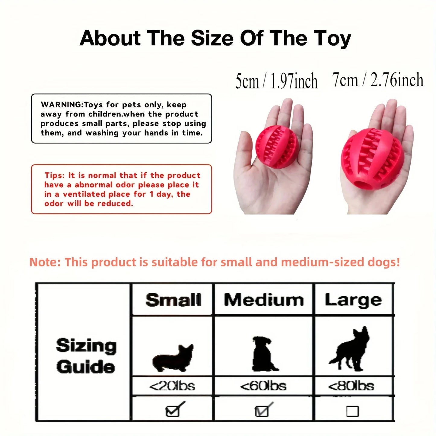 Dog Chew Ball — Treat Feeder & Teeth Cleaner