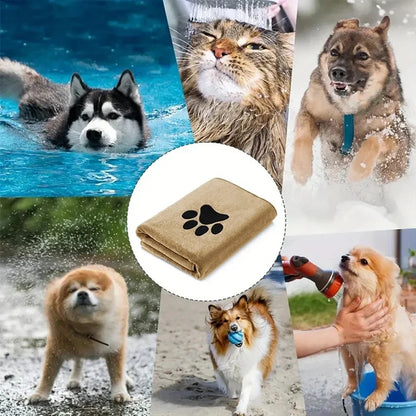Microfiber Pet Bath Towel™ – 3 Sizes