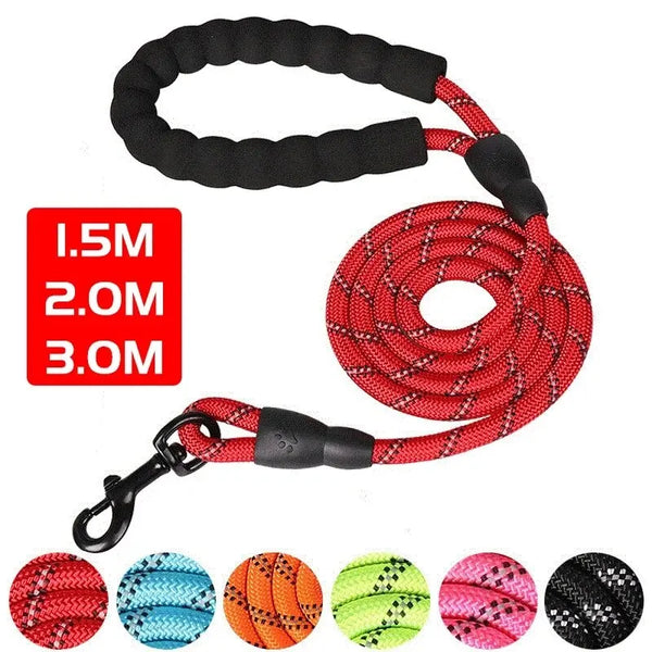 Heavy-Duty Reflective Dog Leash