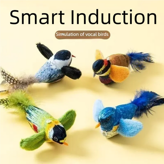 Electric Chirping Bird Cat Toy