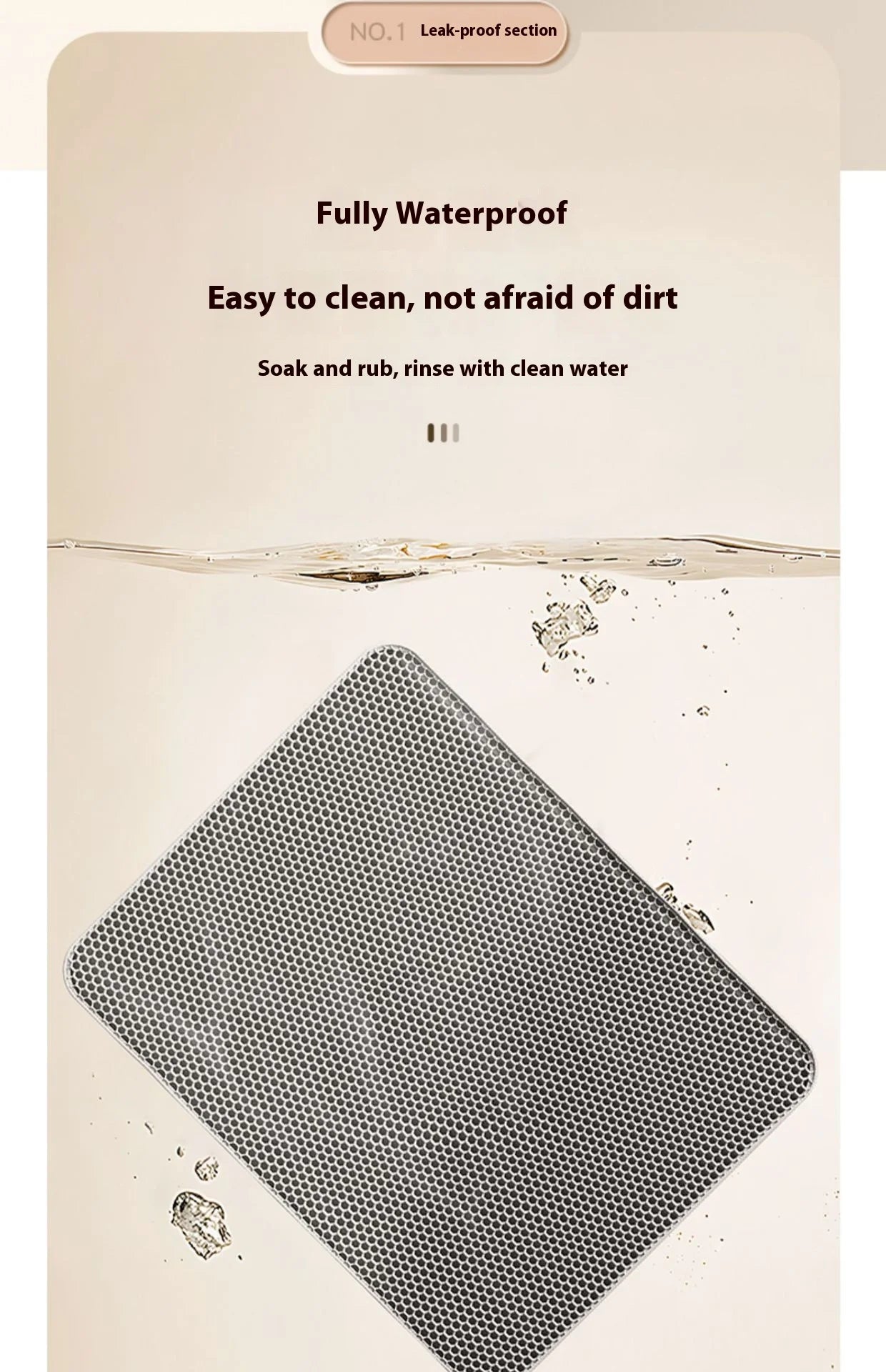2-Layer Cat Litter Trapping Mat