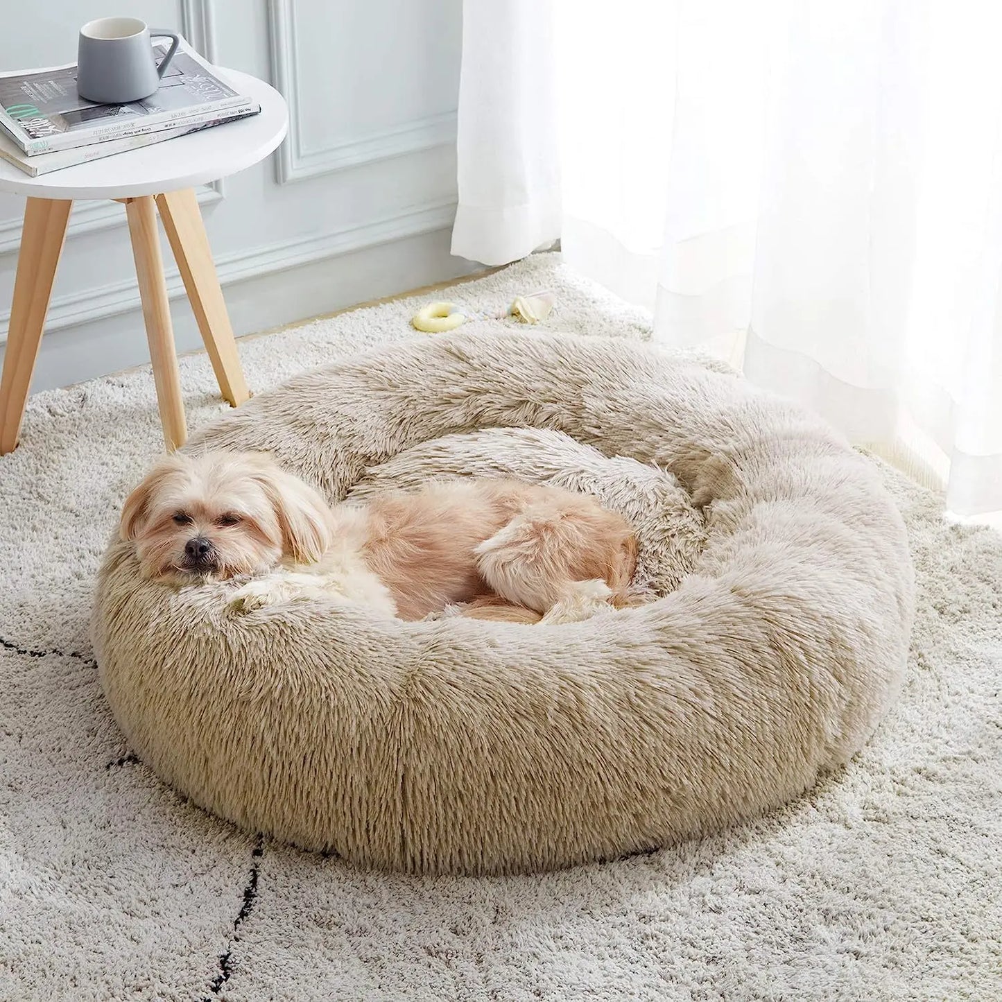 Plush Pet Nest Bed™ – Soft & Warm