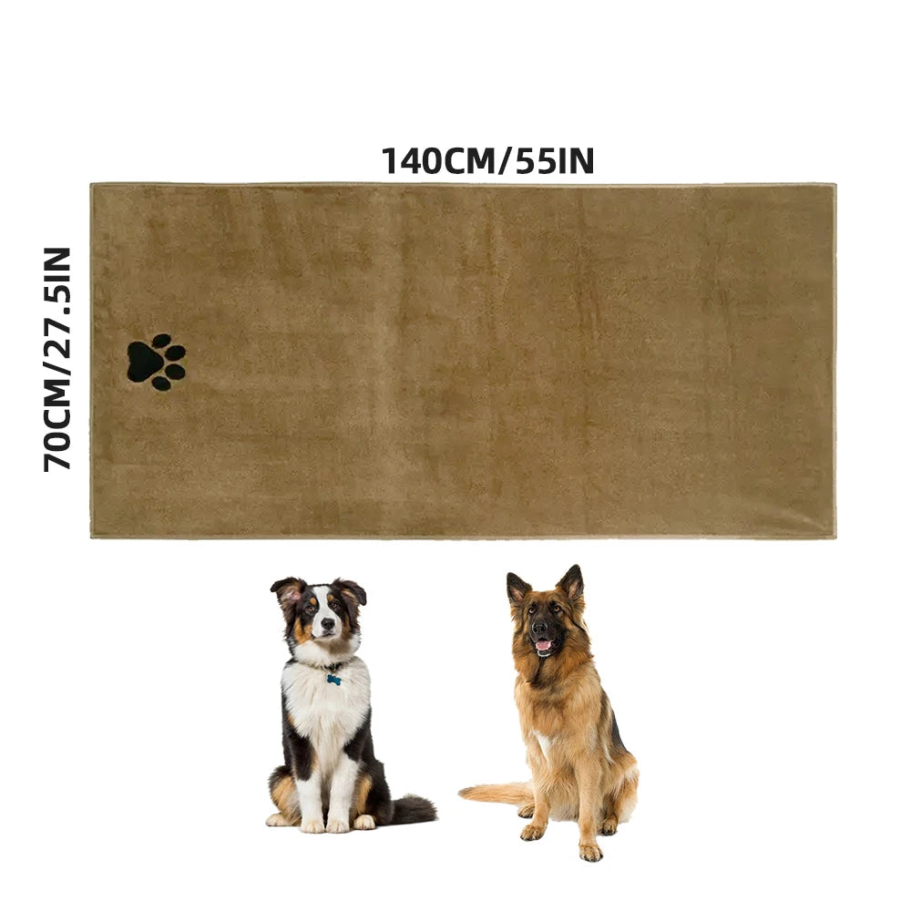 Microfiber Pet Bath Towel™ – 3 Sizes
