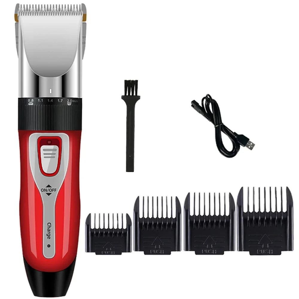 LuxeTrim™ Pro Cordless Pet Clipper – Luxury Salon-Grade Grooming Kit for Dogs, Cats & Rabbits | Rechargeable & Ultra-Quiet