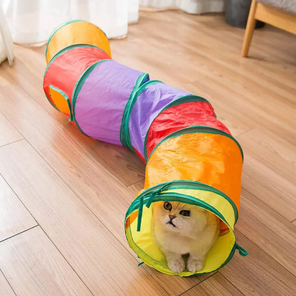 Foldable Cat Tunnel Play Toy