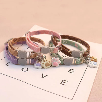 Colorful Pet Collar with Bell