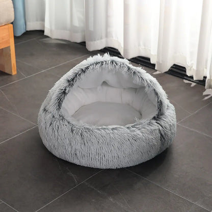 Plush Cat & Dog Bed
