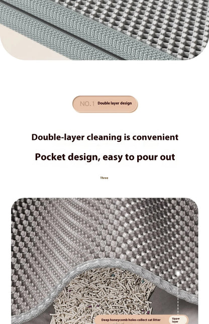 2-Layer Cat Litter Trapping Mat