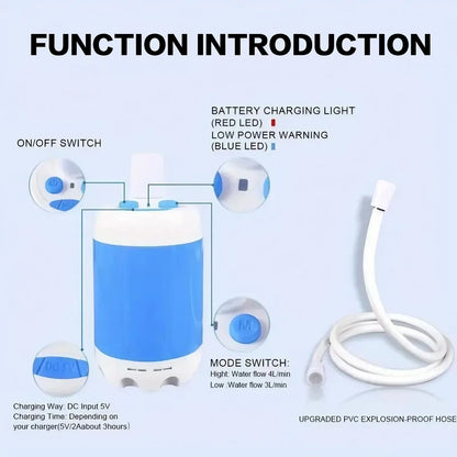 Portable Rechargeable Outdoor Shower