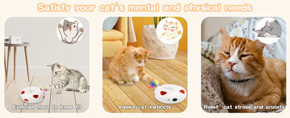 INKZOO Whack-A-Mole Interactive Cat Toy